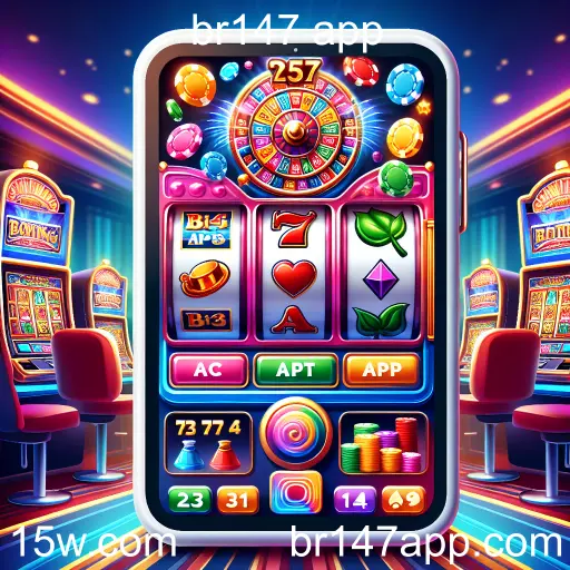 Imagem promocional da br147 app mostrando a plataforma e suas vantagens